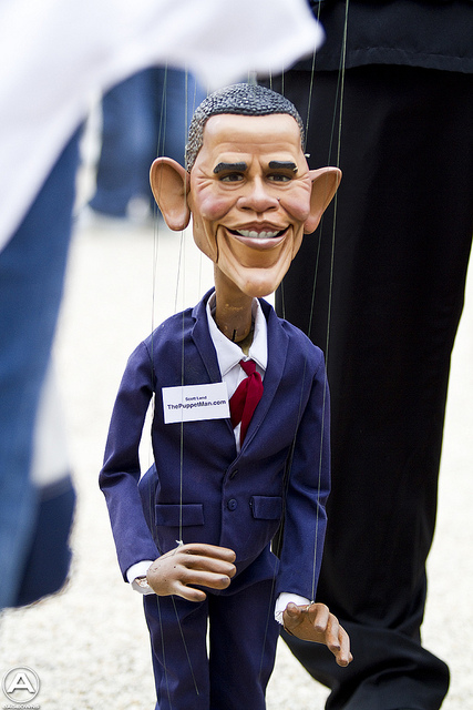 Obama puppet