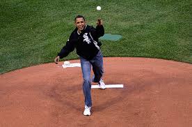 Obama first pitch