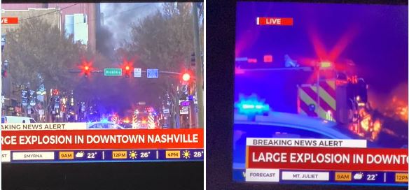 UPDATE: Explosion in Nashville with Eyewitness Reports