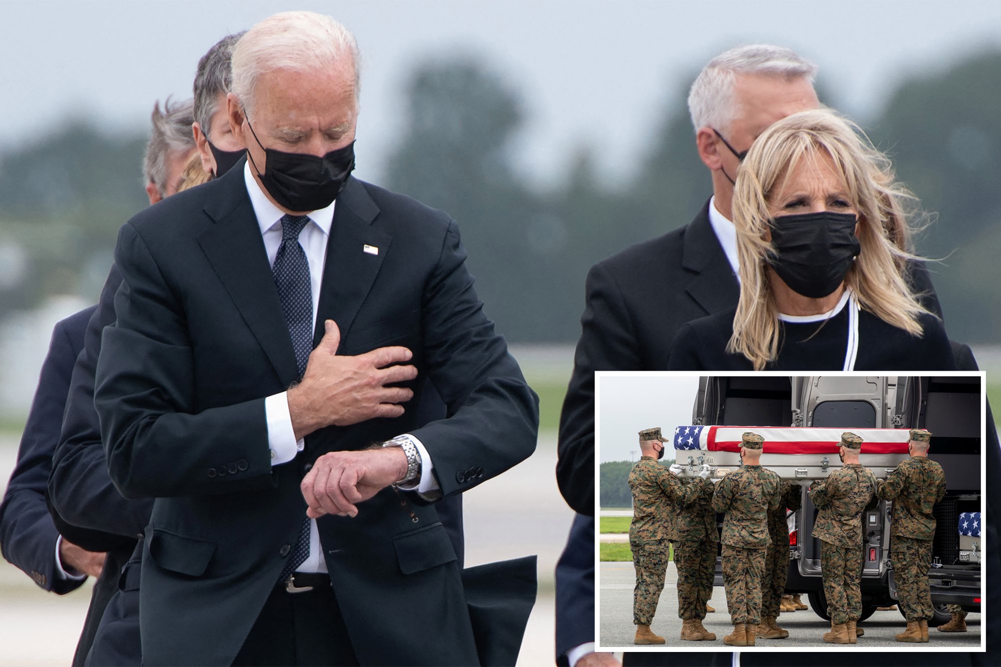 Biden, soldiers, caskets, Kevin Jackson