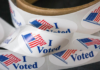 voted, voter, sticker, polling, ballot, Kevin Jackson