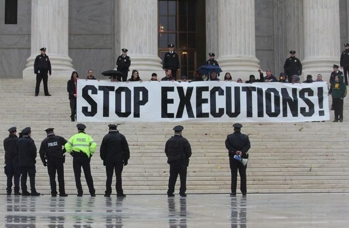 death penalty, protesters, Kevin Jackson