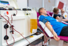 Donating blood, plasma, Kevin Jackson