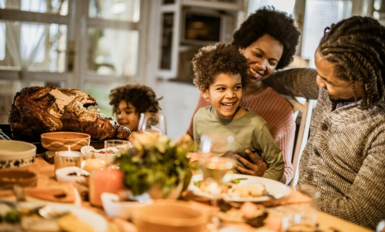 Family, dinner, Thanksgiving